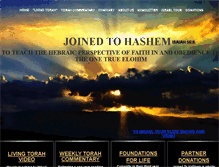 Tablet Screenshot of joinedtohashem.org